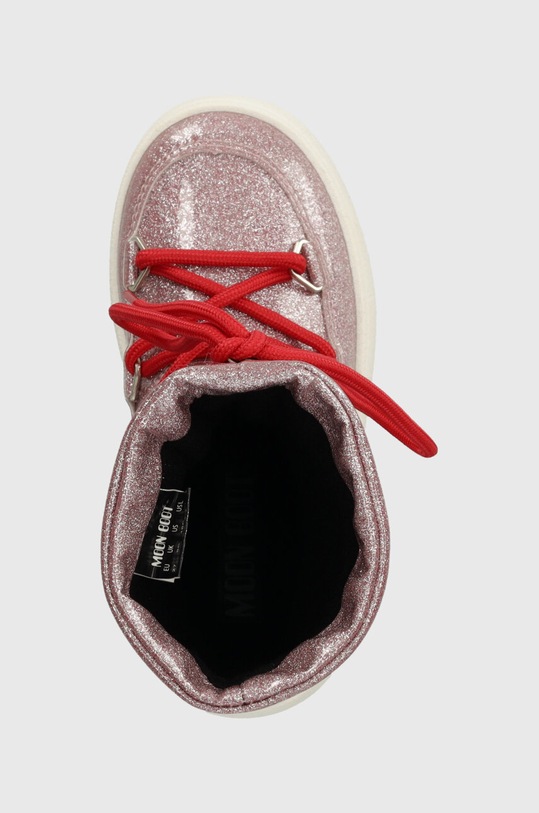 Detské snehule Moon Boot 34301000 MB JTRACK TUBE GLITTER ružová 34301000