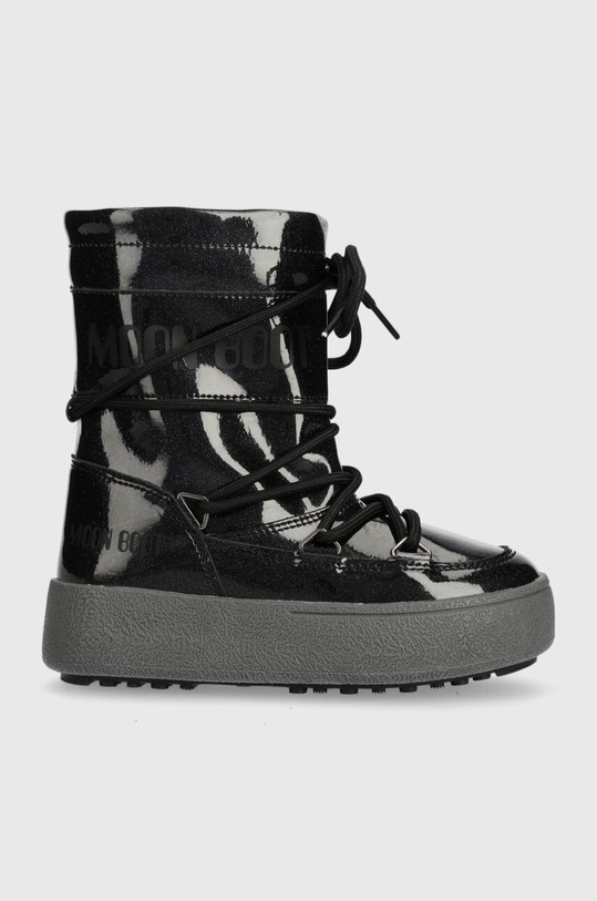 Moon Boot stivali da neve bambini 34301000 MB JTRACK TUBE GLITTER isolamento leggero nero 34301000