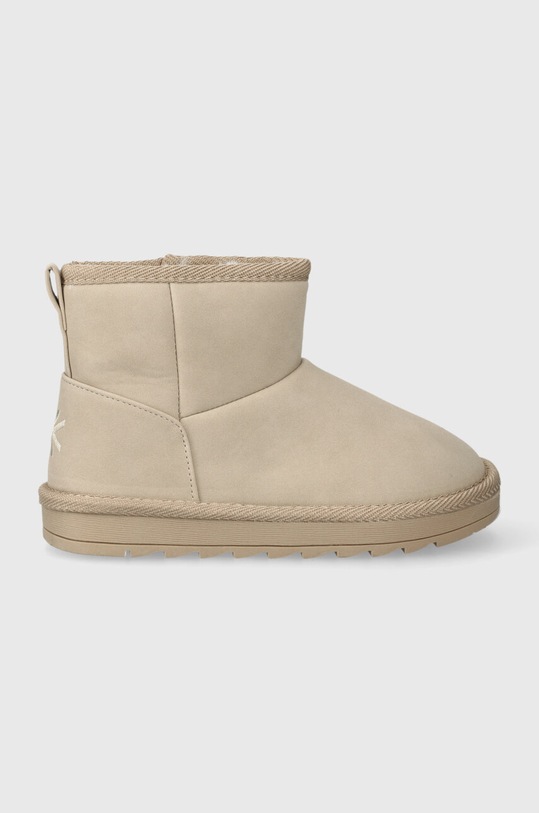 United Colors of Benetton buty zimowe dziecięce imitacja zamszu beżowy 8H8YCD00Z.G.SEASONAL