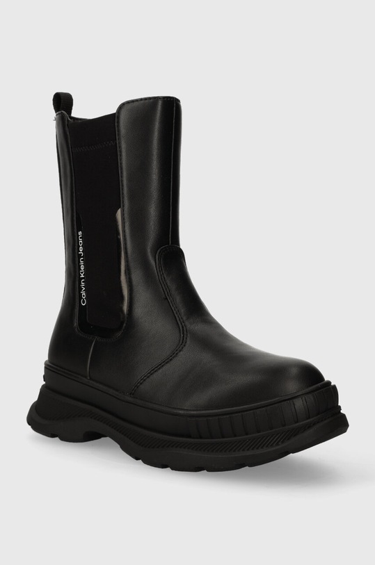 Detské čižmy Calvin Klein Jeans V3A5.80711.35.39 čierna AW23
