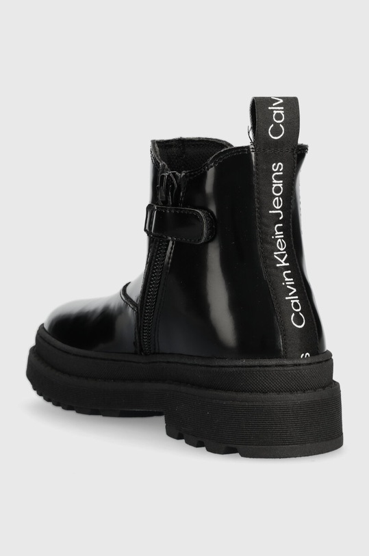 Dziewczynka Calvin Klein Jeans sztyblety dziecięce V4A5.80702.28.34 czarny