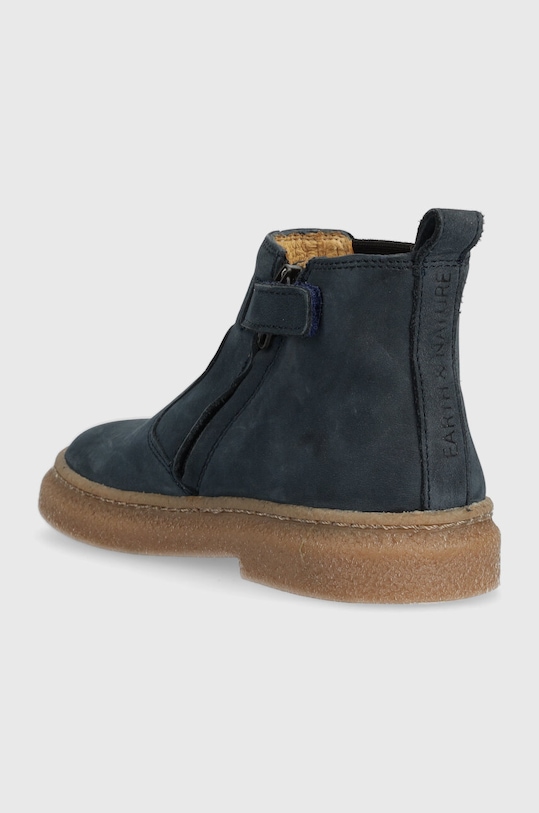 Девочка Замшевые ботинки Pom D'api TRIX JOD ZIP P1DGCG0402.24.27 тёмно-синий