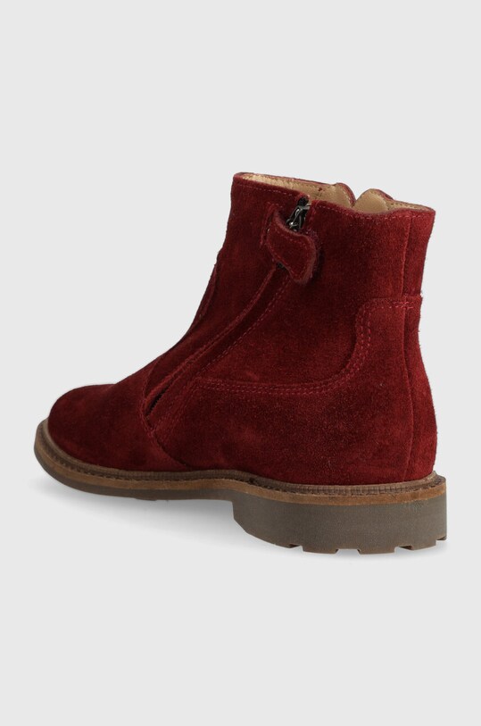 Fete Pom D'api cizme din piele intoarsa pentru copii SISTER LOVE P1ECDZ0401.31.34 burgundia