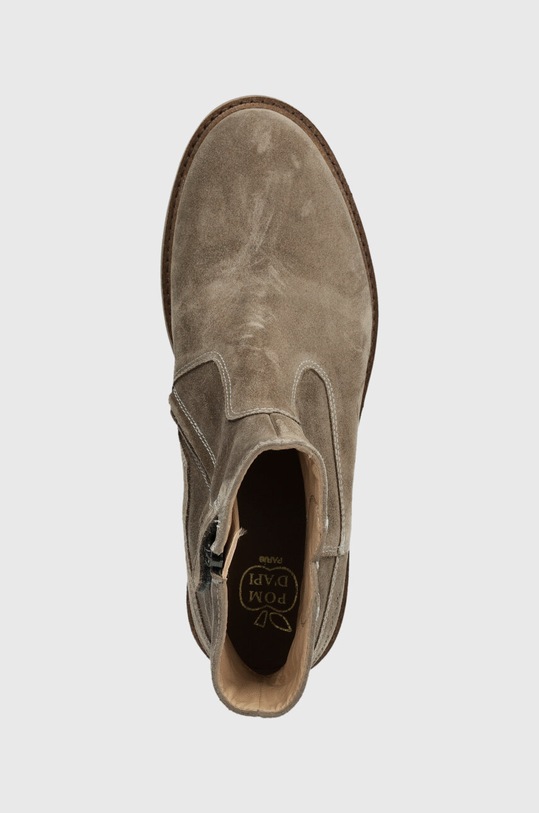 Παιδικές μπότες σουέτ Pom D'api SISTER LOVE γκρί P1ECDZ0403.35.38