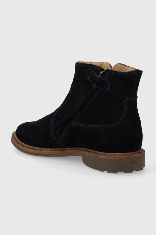 Девочка Детские замшевые ботинки Pom D'api SISTER LOVE P1ECDZ0404.31.34 тёмно-синий