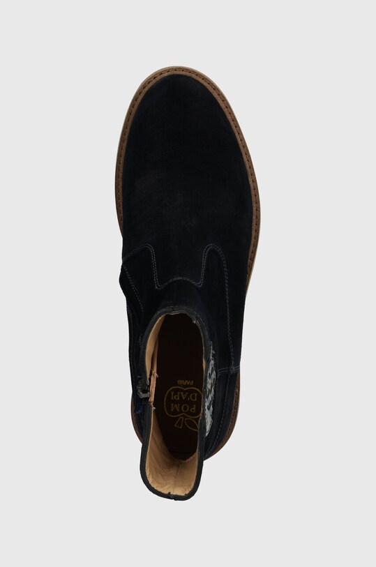 Pom D'api botki zamszowe dziecięce SISTER LOVE granatowy P1ECDZ0404.35.38