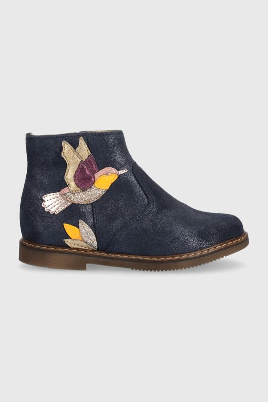 Pom D'api cizme din piele intoarsa pentru copii CITY COLIBRI neizolat bleumarin P1IBDI0402.24.27