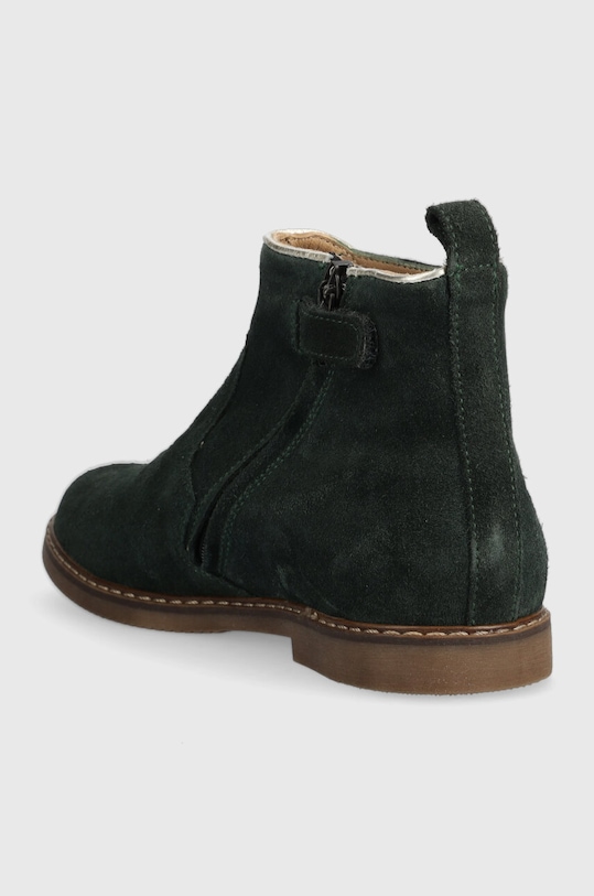 Fete Pom D'api cizme din piele intoarsa pentru copii CITY FLORA P1ICED0403.31.34 verde