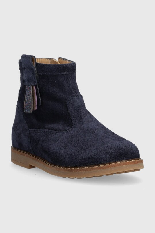 Дитячі шкіряні черевики Pom D'api P1JADZ0401.24.27 темно-синій AW23