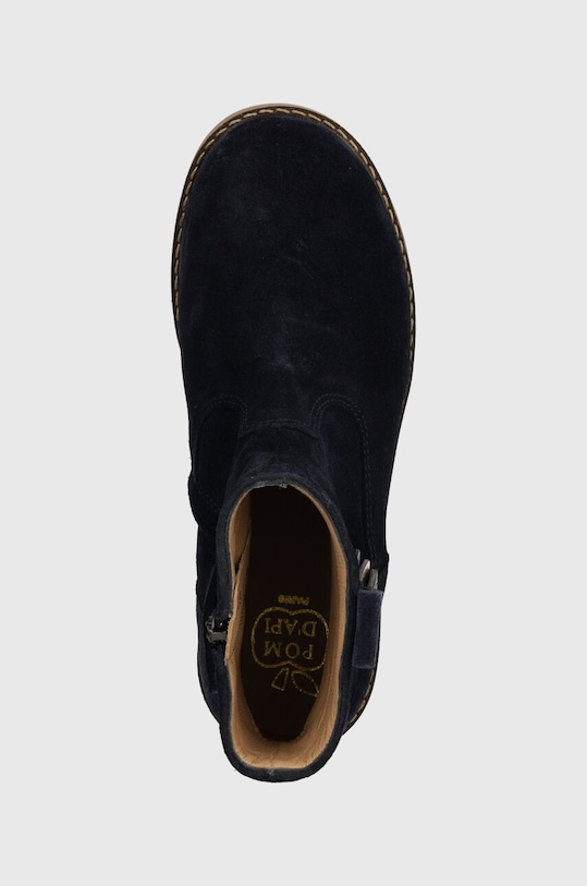 Pom D'api botki zamszowe dziecięce TRIP ARTY granatowy P1JADZ0401.31.34