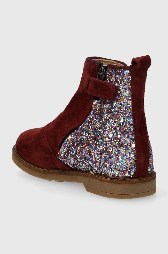 Fete Pom D'api cizme din piele intoarsa pentru copii TRIP BACK P1JBDZ0402.24.27 burgundia