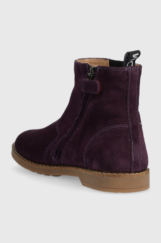 Fete Pom D'api cizme chelsea din piele intoarsa TRIP JODZIP P1JFDO0404.31.34 violet