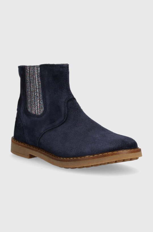 Pom D'api cizme chelsea din piele intoarsa TRIP JODZIP P1JFDZ0405.28.30 bleumarin AW23