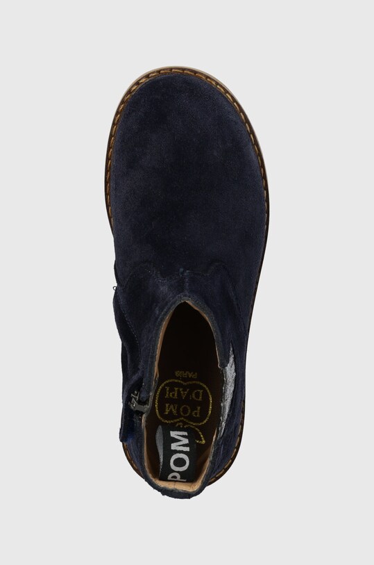 Pom D'api cizme chelsea din piele intoarsa TRIP JODZIP bleumarin P1JFDZ0405.28.30