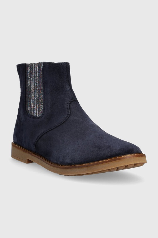 Pom D'api cizme chelsea din piele intoarsa TRIP JODZIP P1JFDZ0405.35.38 bleumarin AW23