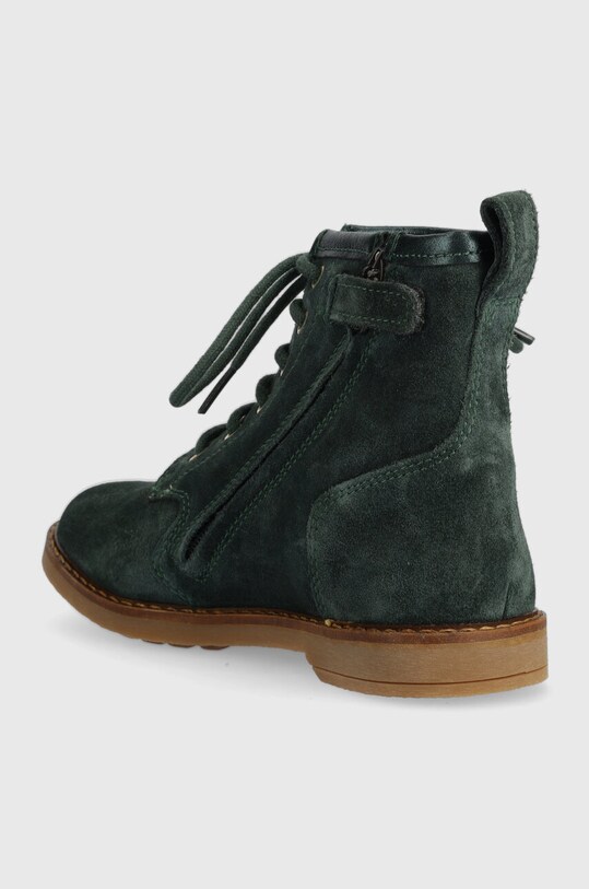 Fete Pom D'api cizme din piele intoarsa pentru copii TRIP HI LACE P1JIDZ0402.28.30 verde