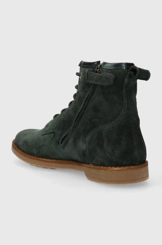 Fete Pom D'api cizme din piele intoarsa pentru copii TRIP HI LACE P1JIDZ0402.35.38 verde
