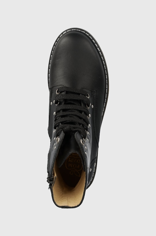 Pom D'api gyerek bokacsizma bőrből SID HI STUD fekete P1MABN04R1.35.38