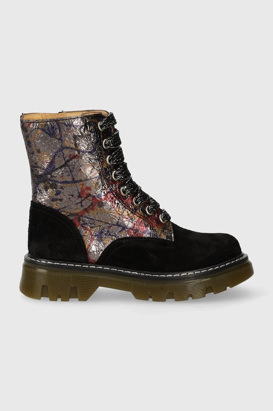 Дитячі шкіряні черевики Pom D'api CLAP RANGER без утеплення чорний P1NBEB0403.27.30