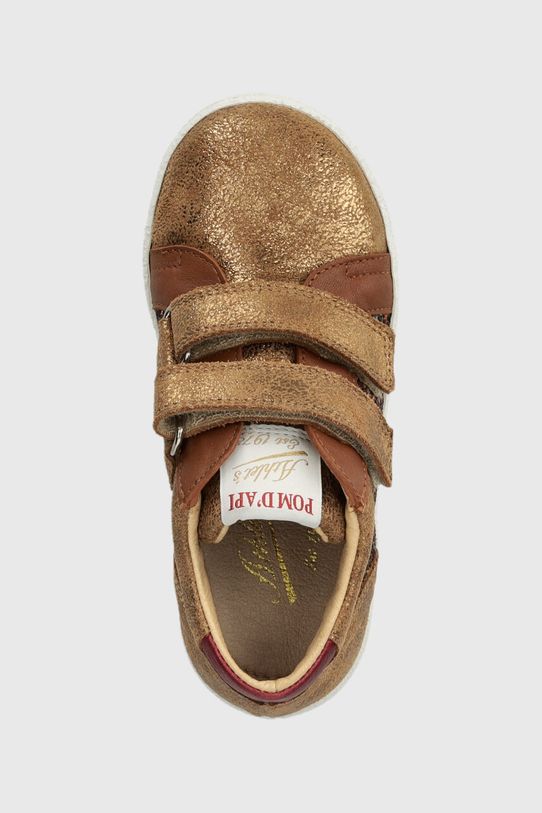 Dětské semišové polobotky Pom D'api hnědá P1PAAR0402.24.27