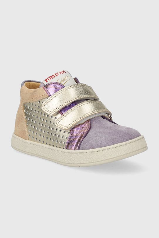 Kožené sneakers boty Pom D'api P1PGBD0403.19.23 růžová AW23