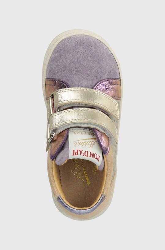 Kožené sneakers boty Pom D'api růžová P1PGBD0403.19.23