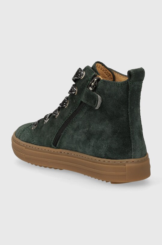 Dievča Detské semišové poltopánky Pom D'api SWAG TENDER P1QFDZ0403.28.30 zelená