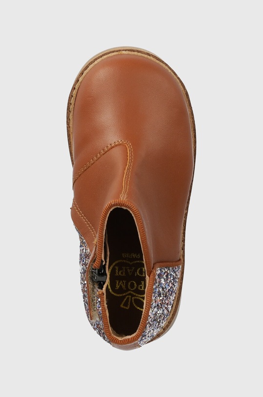 Дитячі черевики Pom D'api RETRO BACK коричневий P1ZGBQ0401.24.27