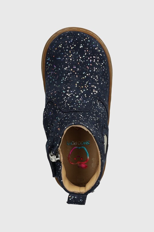 Shoo Pom cizme din piele intoarsa pentru copii bleumarin P4ABDR0401.20.25