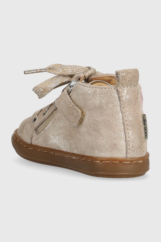 Dziewczynka Shoo Pom półbuty zamszowe dziecięce P4AHAF0403 beżowy