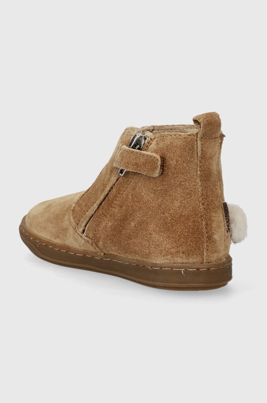 Fete Shoo Pom cizme din piele intoarsa pentru copii P4AVDX0402 maro