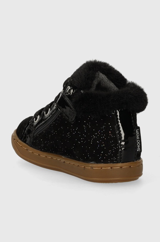 Dziewczynka Shoo Pom botki skórzane dziecięce P4BIDQ0403 czarny