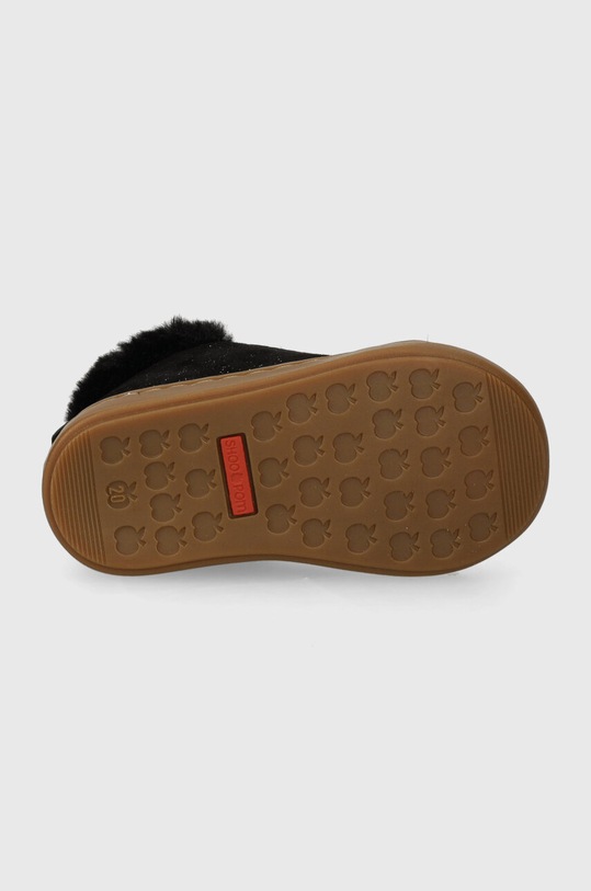 Shoo Pom botki skórzane dziecięce P4BIDQ0403 czarny