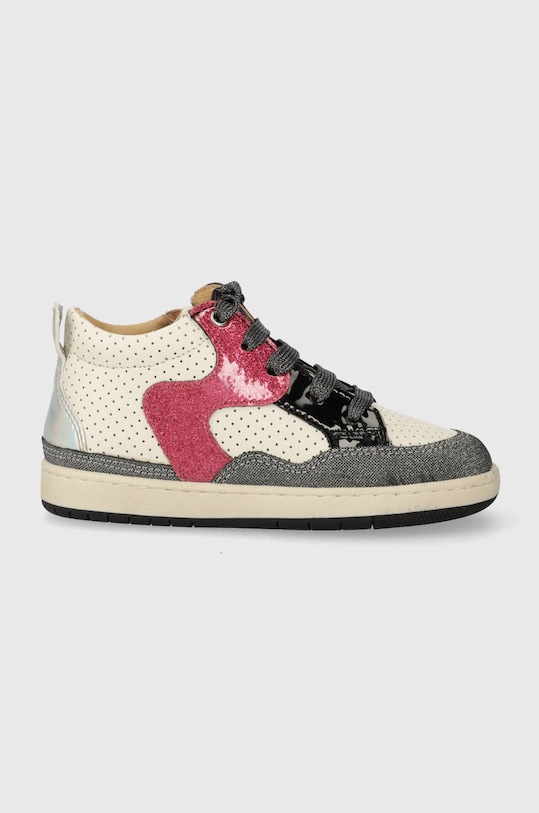 Shoo Pom półbuty skórzane dziecięce tekstylny różowy P4GBBW0407