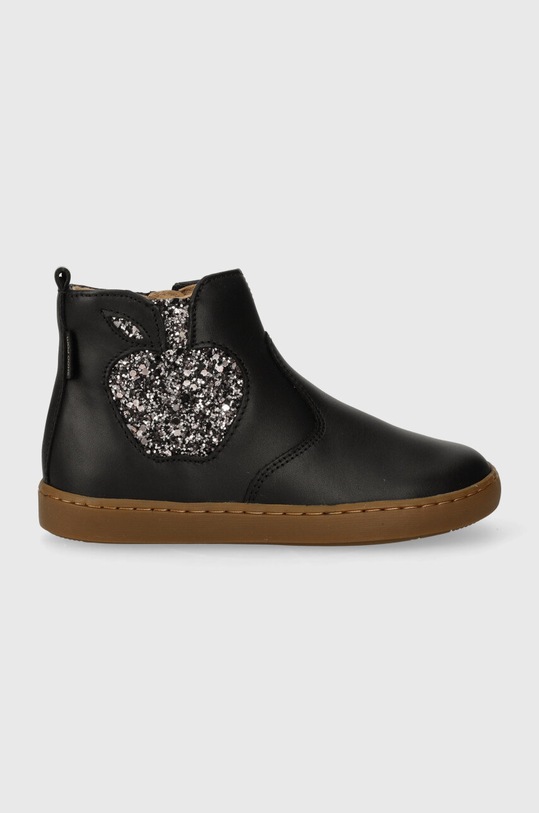 Shoo Pom ghete din piele pentru copii neizolat negru P4KMCL04R1.28.32