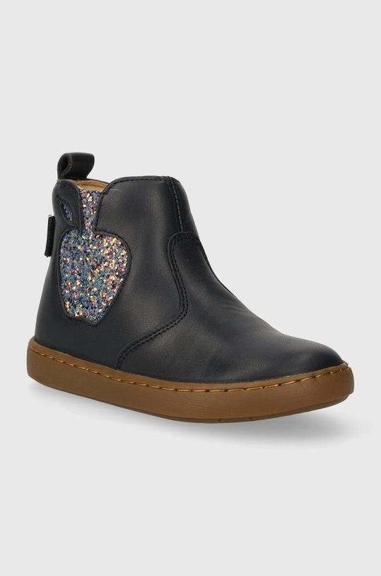 Shoo Pom ghete din piele pentru copii P4KMCL0401.25.27 bleumarin AW23