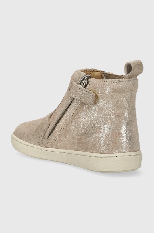 DÍVKA Dětské semišové kotníkové boty Shoo Pom P4KNAA0404.25.27 béžová