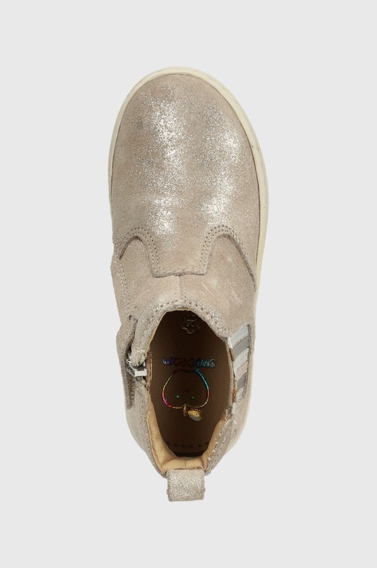 Dětské semišové kotníkové boty Shoo Pom béžová P4KNAA0404.25.27