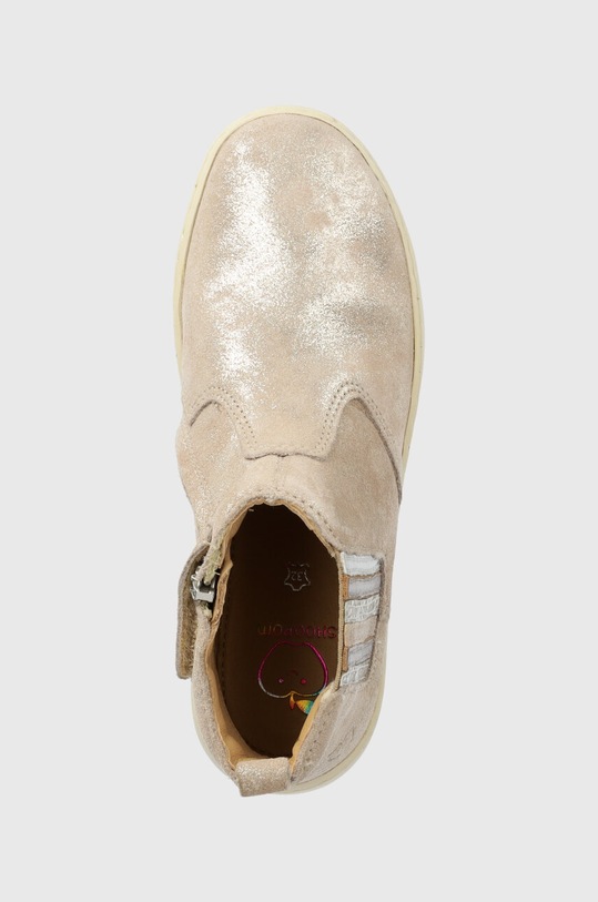 Παιδικές δερμάτινες μπότες Shoo Pom μπεζ P4KNAA0404.28.32