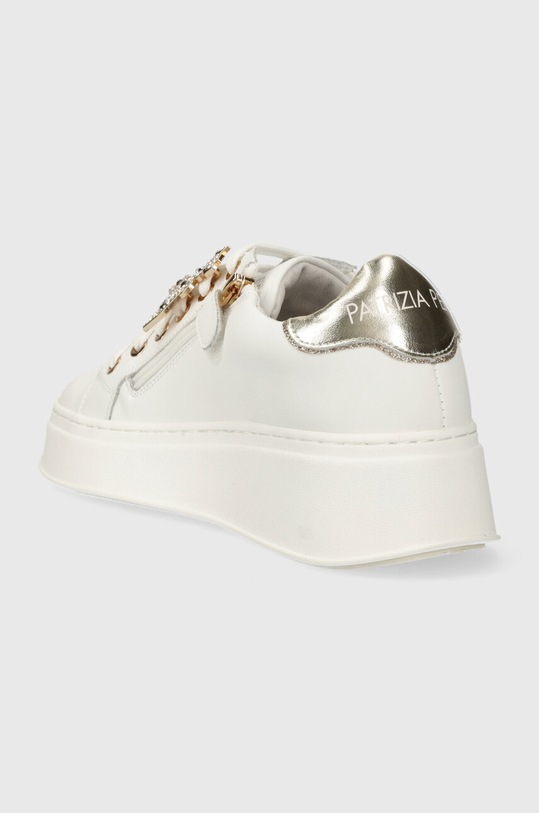 Obuwie Patrizia Pepe Girl sneakersy skórzane PPJ751.35.41 biały
