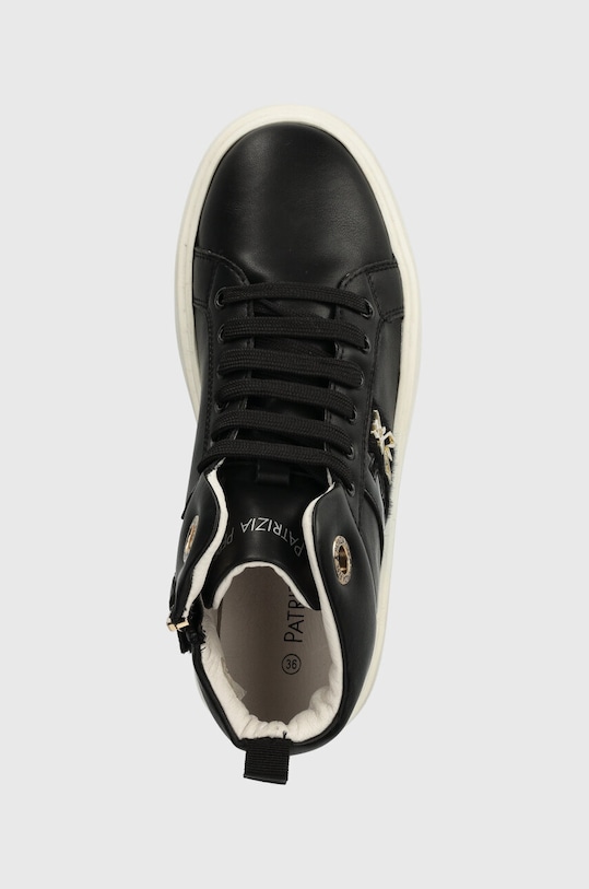 Δερμάτινα αθλητικά παπούτσια Patrizia Pepe Girl μαύρο PPJ761