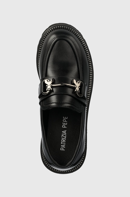 Мокасини Patrizia Pepe Girl чорний PPJ774.34