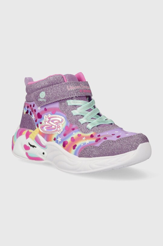 Skechers sneakers din piele UNICORN DREAMS 302332L violet AW23
