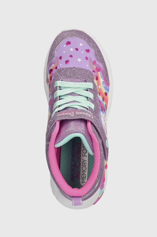 Kožne tenisice Skechers UNICORN DREAMS ljubičasta 302332L