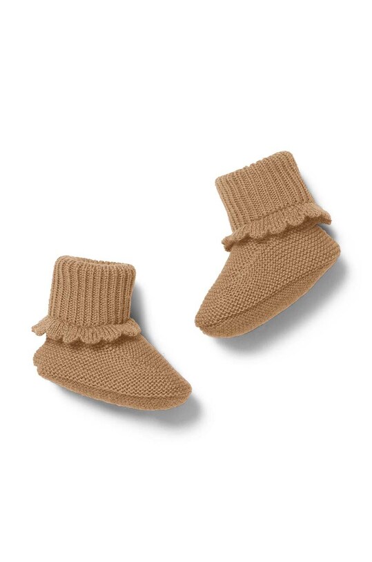 Konges Sløjd buty niemowlęce nieocieplane beżowy KS5507