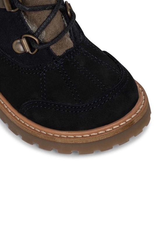 CHLAPEC Dětské semišové zimní boty Konges Sløjd KS5607 námořnická modř