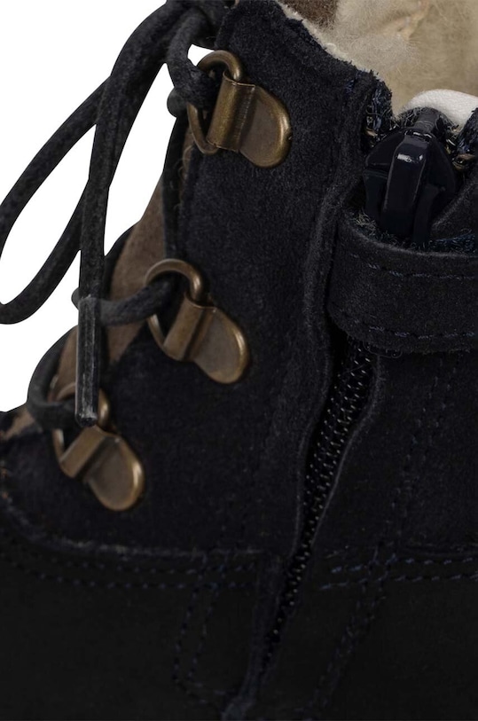 Dětské semišové zimní boty Konges Sløjd námořnická modř KS5607