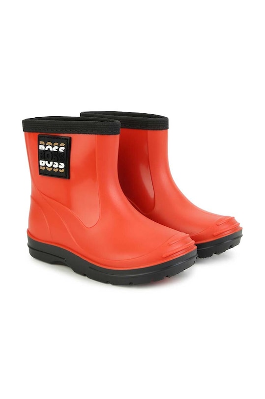 BOSS kalosze dziecięce pomarańczowy J09200