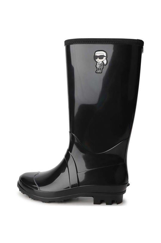 Dječje gumene čizme Karl Lagerfeld Z19121.27.35 crna