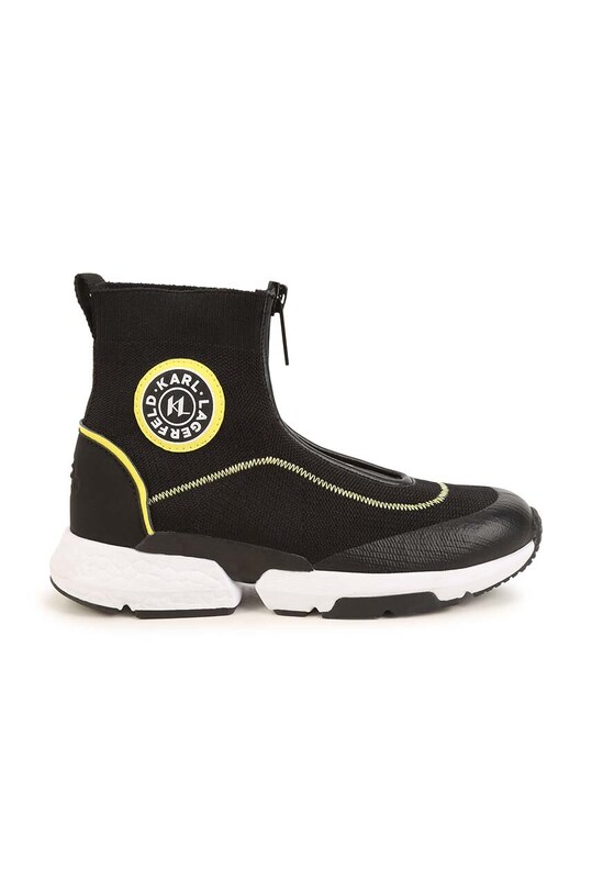 Karl Lagerfeld sneakersy dziecięce syntetyczny czarny Z29067.27.35